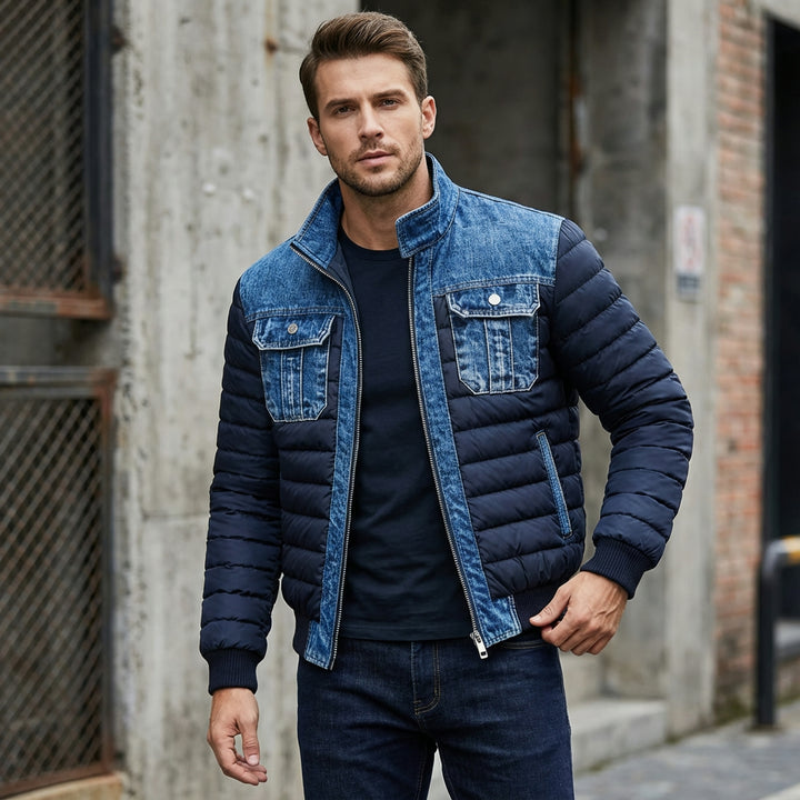 Valerio™ | Cazadora Denim Acolchada