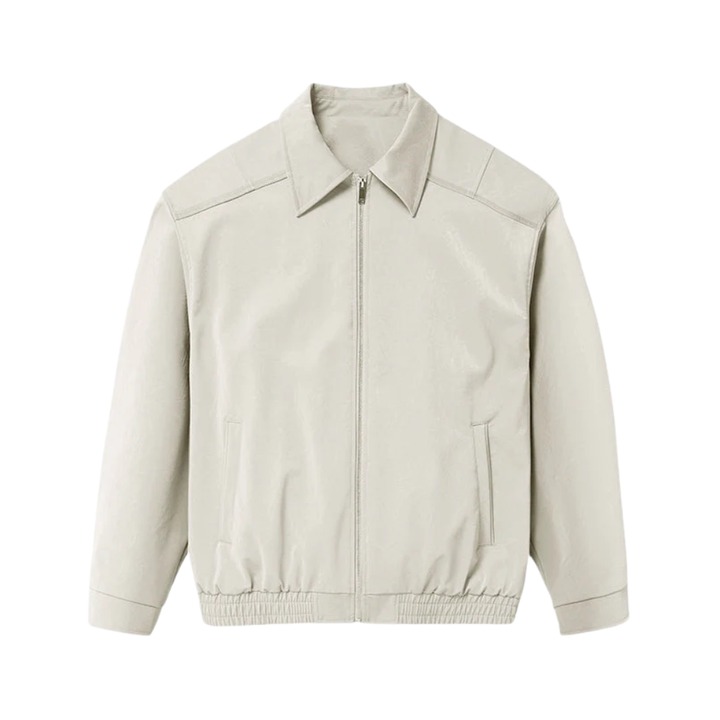 Elegante chaqueta con cremallera