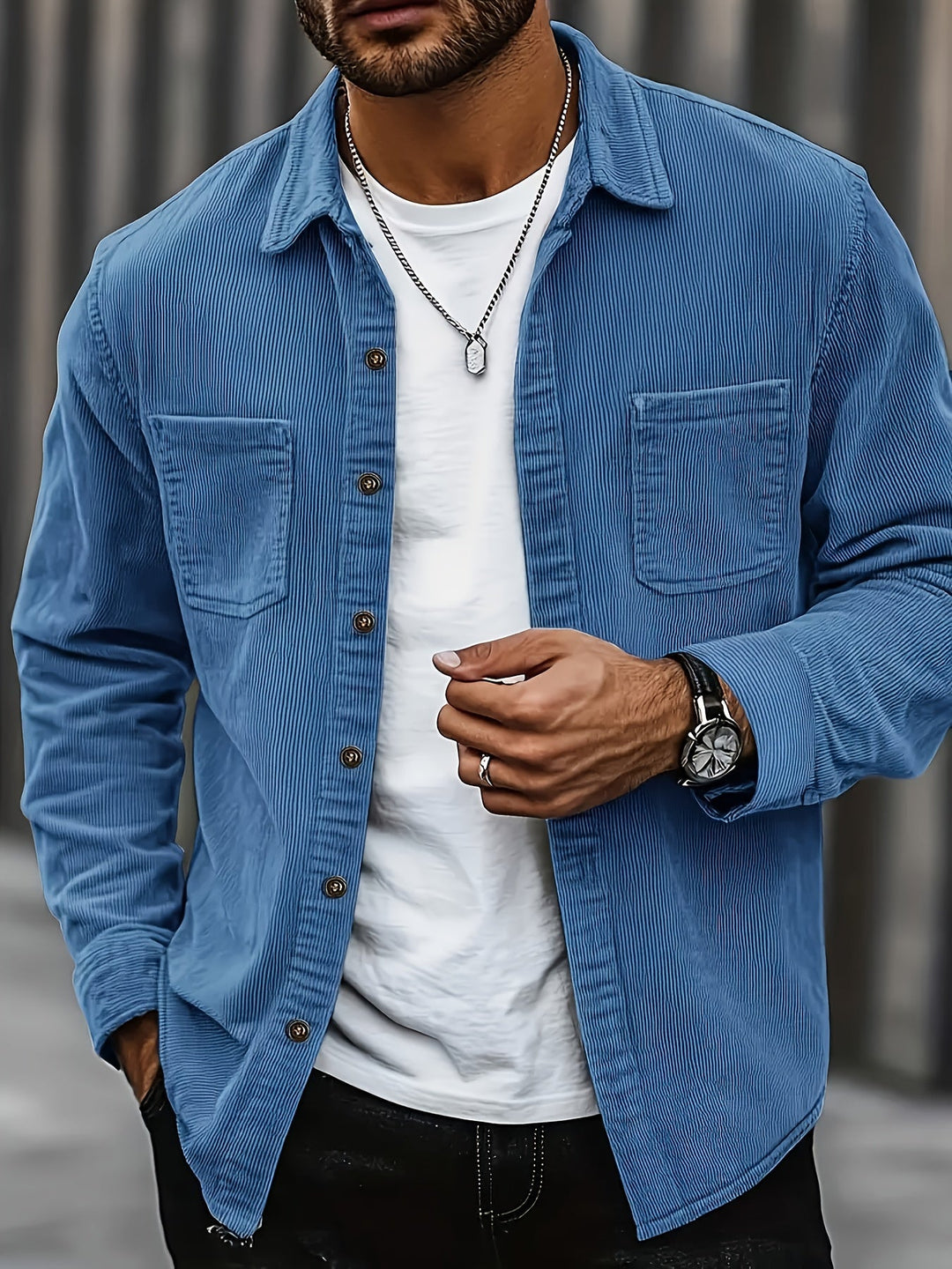 Chaqueta informal de pana