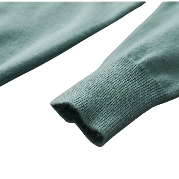 Jersey de lana con cuello de pico