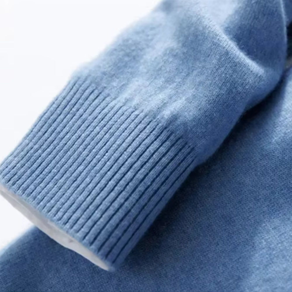 Elegante jersey con cuello en V