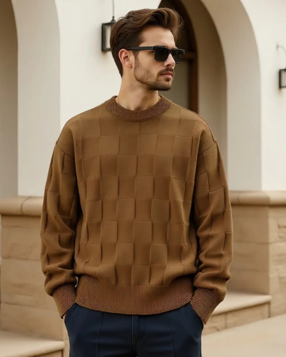 Suéter de punto Premium