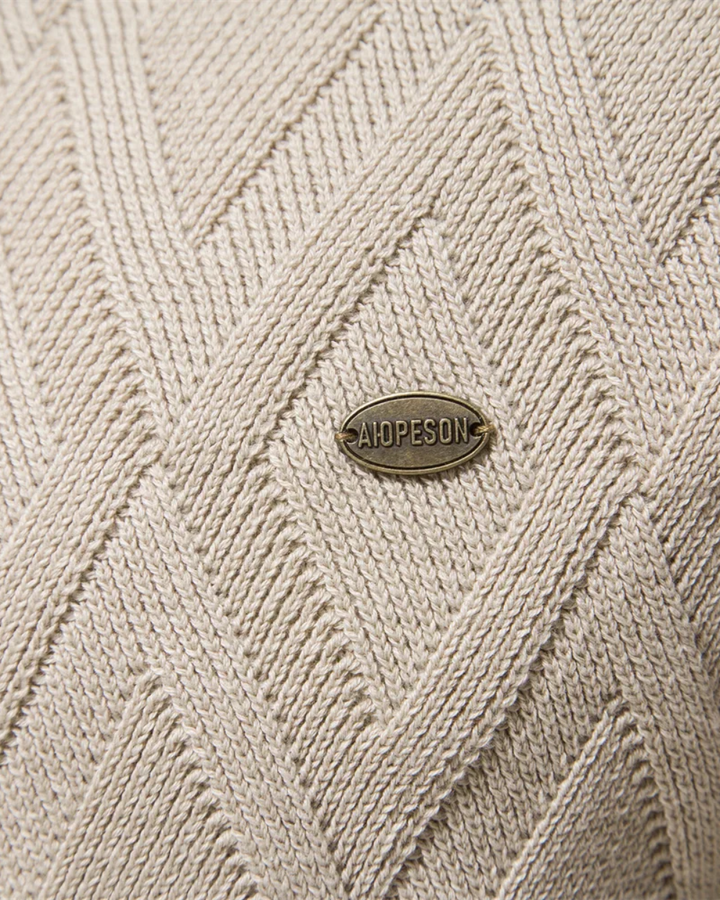 Jersey de hombre con diseño a cuadros V2