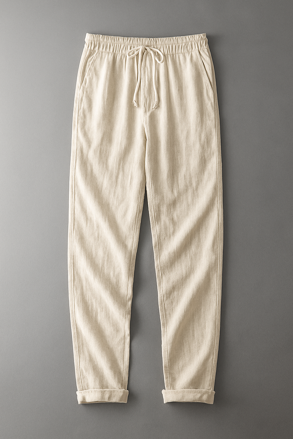 Elegantes pantalones de lino