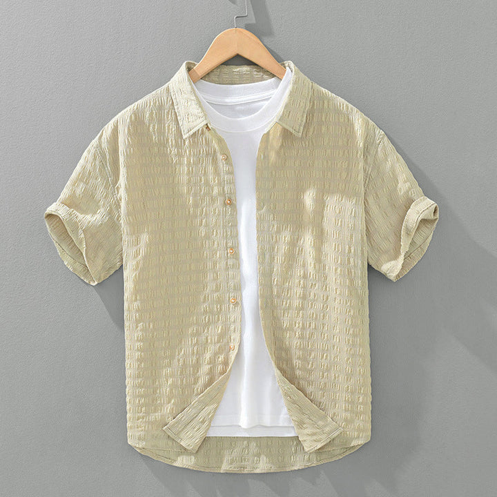 Camisa casual con textura