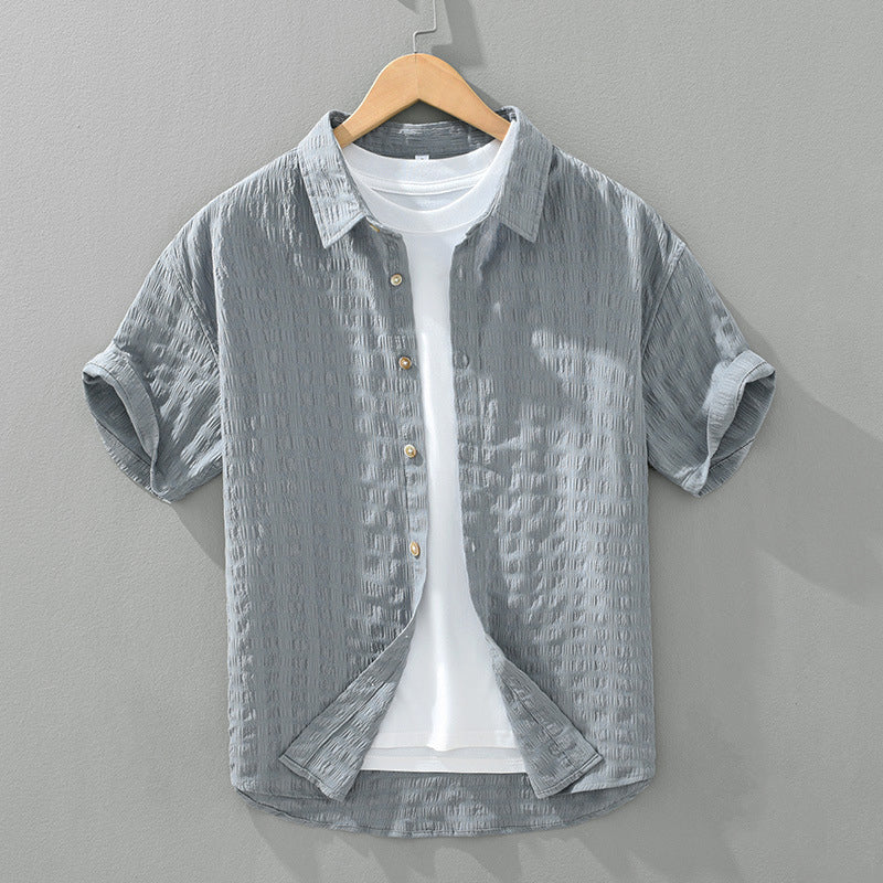 Camisa casual con textura
