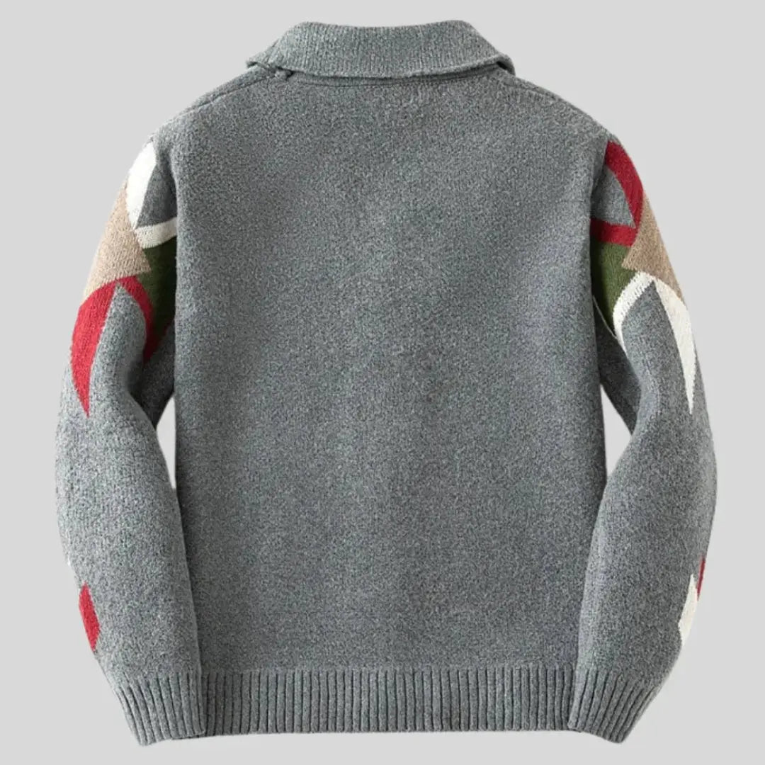 Chaqueta de lana jacquard