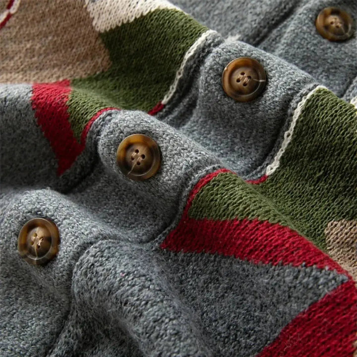 Chaqueta de lana jacquard