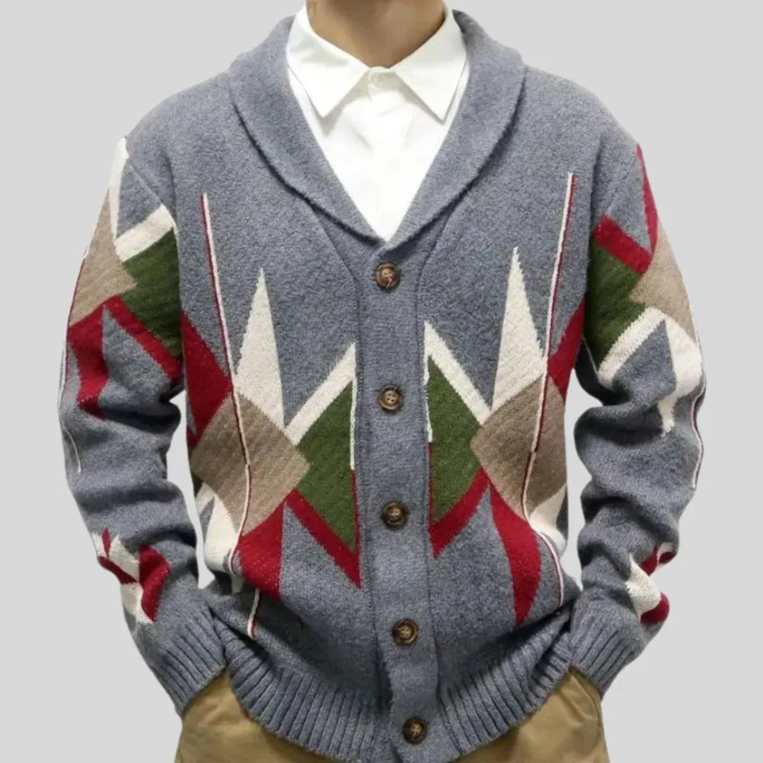 Chaqueta de lana jacquard