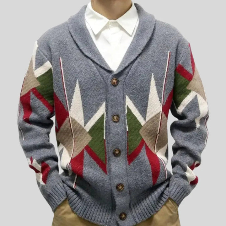 Chaqueta de lana jacquard