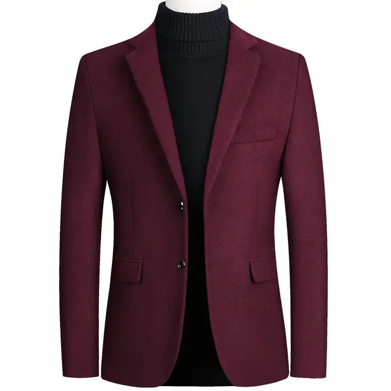 Elegante blazer de lana