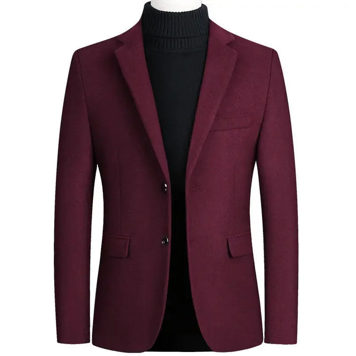 Elegante blazer de lana