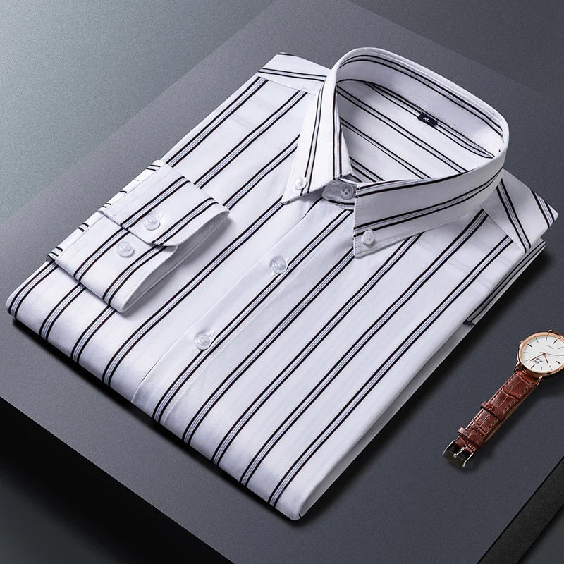 Givalli - Elegante camisa de rayas para hombre