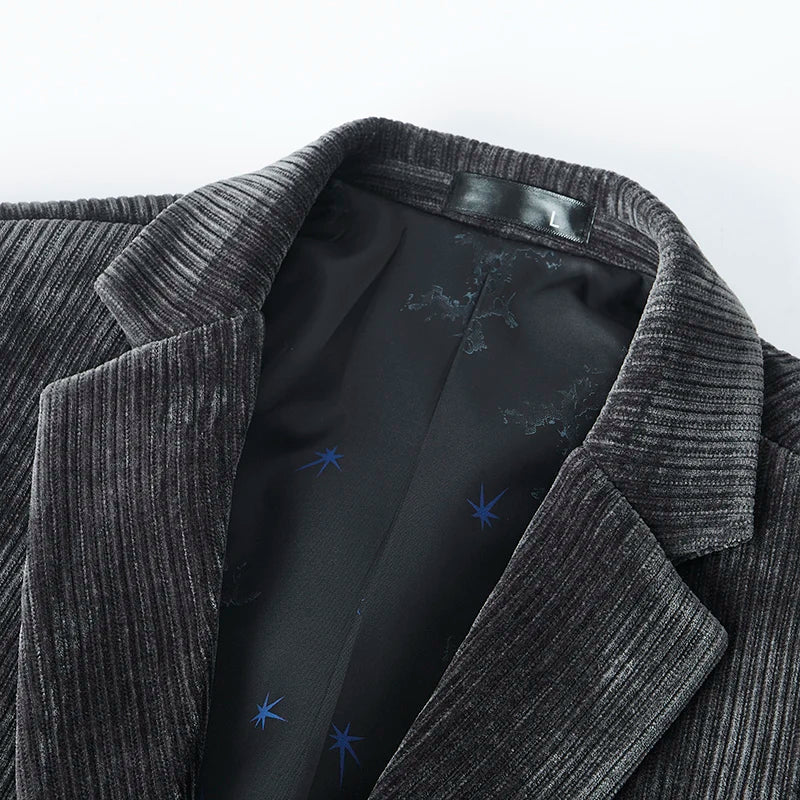 Elegante traje de pana Blazer