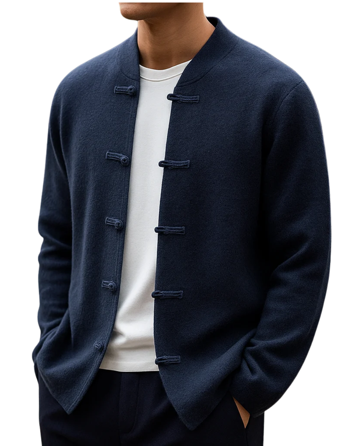 Elegante cárdigan de cachemira