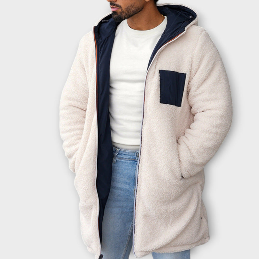 Elegante chaqueta polar de invierno